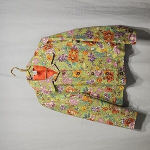 Coldwater Creek Floral Jacket